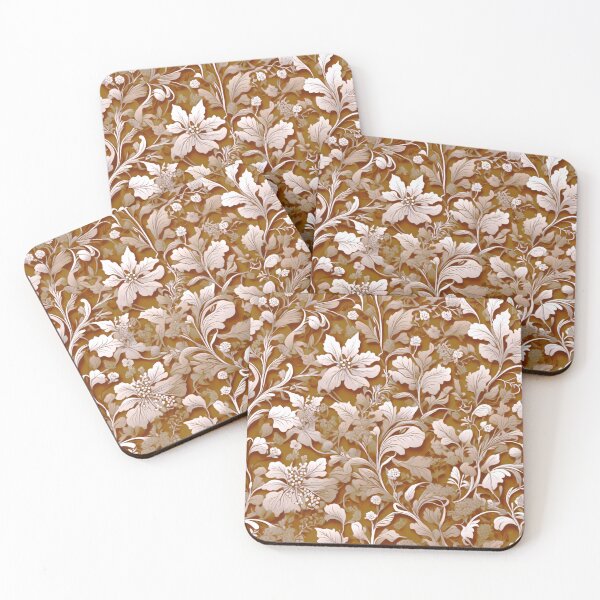 Item preview, Vintage terra cotta boho floral designed and sold by hollycooper.