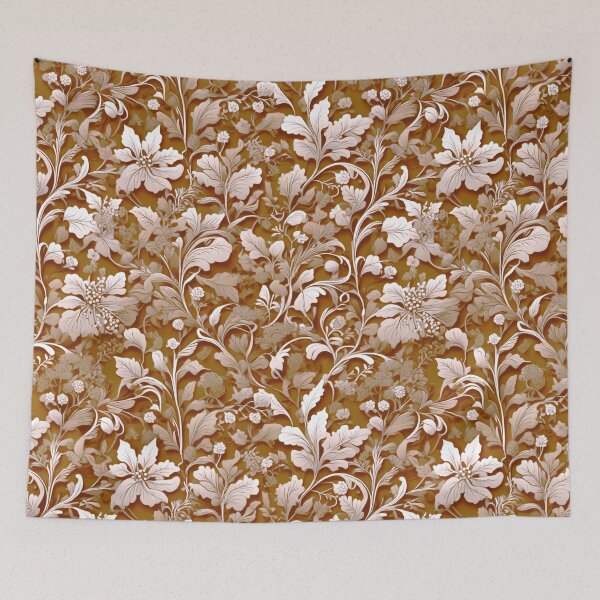 Item preview, Vintage terra cotta boho floral designed and sold by hollycooper.