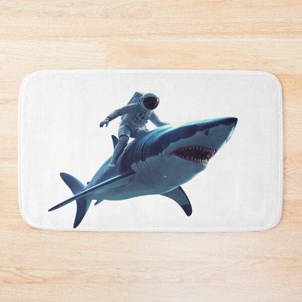 Item preview, Astronaut Riding Cosmic Shark designed and sold by ItzLacarth.