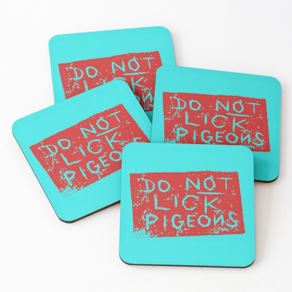Item preview, Do Not Lick Pigeons designed and sold by SombreroDoodles.