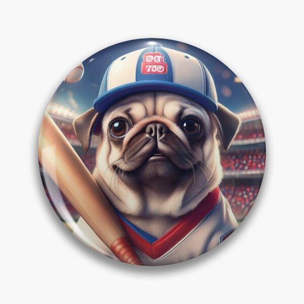 Artikelvorschau, Pug, der Baseballspieler entworfen und verkauft von MCreations0519.