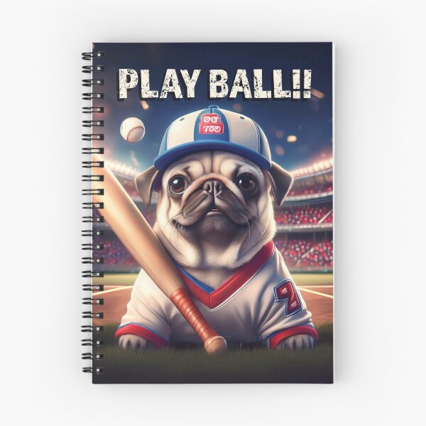 Item preview, Pug the Baseball Player designed and sold by MCreations0519.