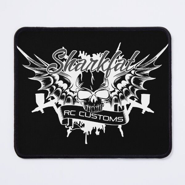 Item preview, Sharkfat RC Customs 'Wing It' Logo (White) designed and sold by Sharkfat.