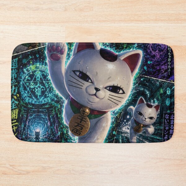 Item preview, Lucky Cat Cursed Yokai designed and sold by AnimeArsenalPrints.