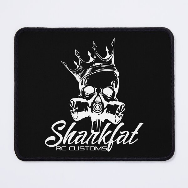 Item preview, Sharkfat RC Customs 'Skull King' Logo (white) designed and sold by Sharkfat.