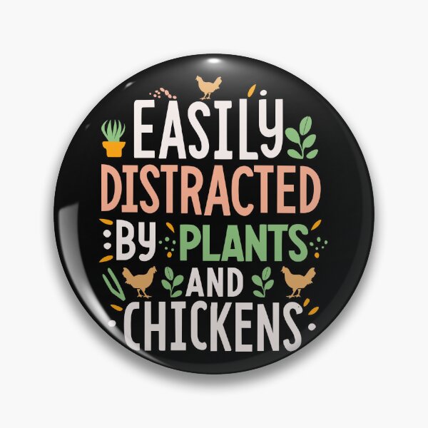 Item preview, Distracted By Plants And Chickens designed and sold by SiarheiYur.