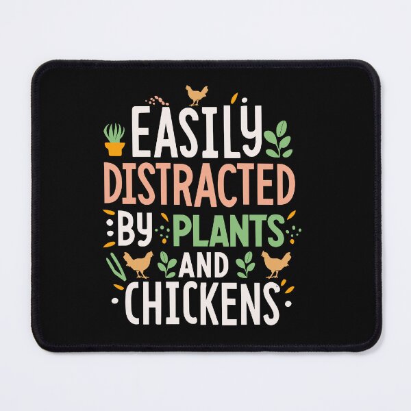 Item preview, Distracted By Plants And Chickens designed and sold by SiarheiYur.