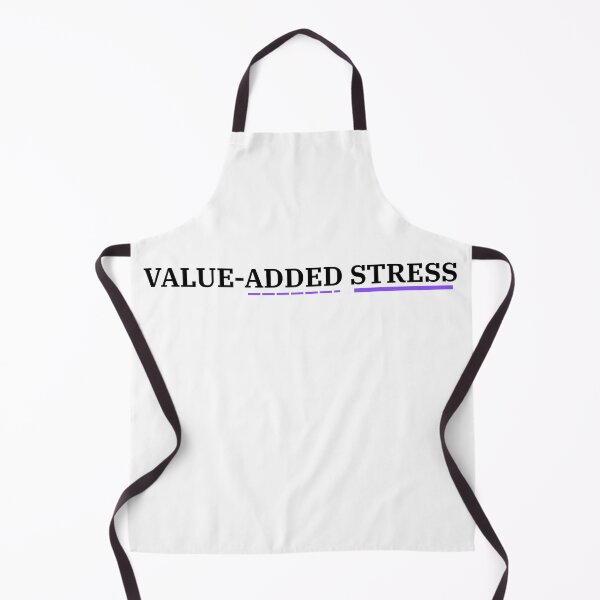 Item preview, Value Added Stress Corporate Buzzword Humor Typography designed and sold by PureTypeStudio.