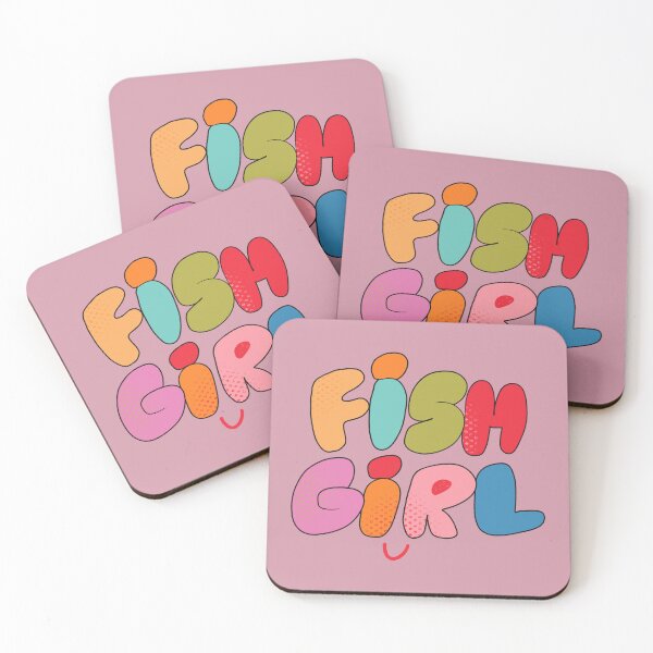 Item preview, Fish Girl (Lilac) designed and sold by yellowflowerhut.