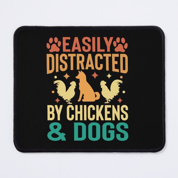 Item preview, Distracted By Chickens And Dogs designed and sold by SiarheiYur.