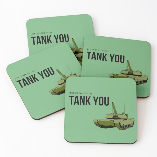 Item preview, Just wanted to say thank you (tank you) military themed designed and sold by beanydesigns.