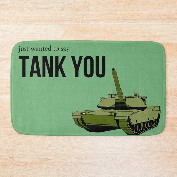 Artikelvorschau, Ich wollte mich einfach nur bedanken (tank you) – Militärthema entworfen und verkauft von beanydesigns.