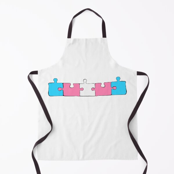 Item preview, Transgender Puzzle Pieces Pride Flag designed and sold by HarveyHandcraftsandDesigns.
