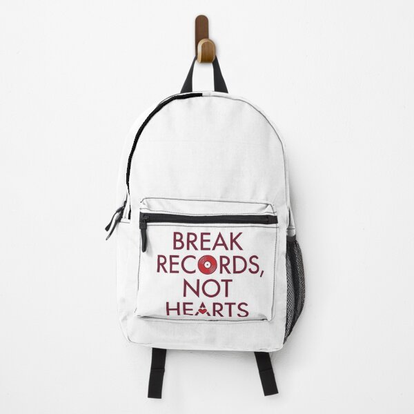 Item preview, Break Records Not Hearts – Retro Vinyl Motivation designed and sold by SwasTeeK.