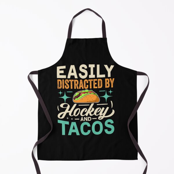 Item preview, Distracted By Hockey And Tacos designed and sold by SiarheiYur.