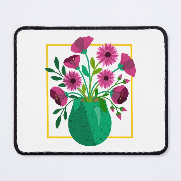 Item preview, pink floral vase  designed and sold by findlost.