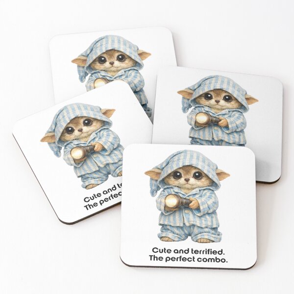 Item preview, Cute and Terrified, The Perfect Combo - DrySmirk designed and sold by DrySmirk.