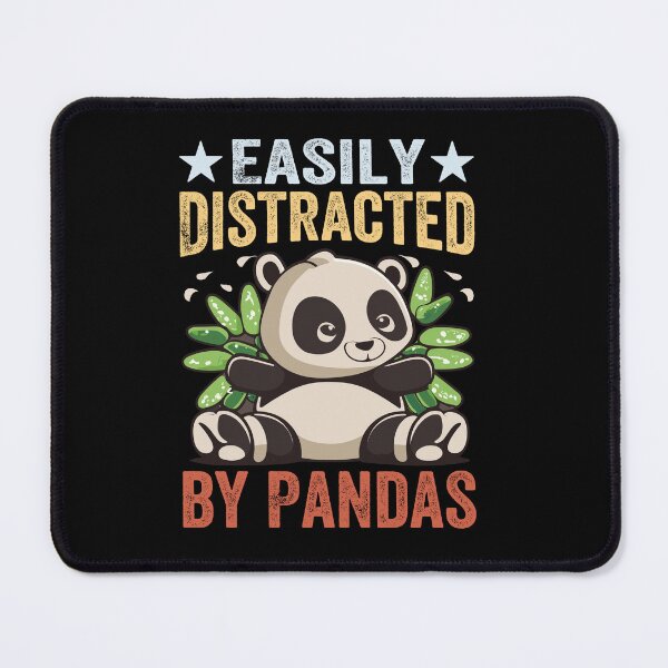 Item preview, Distracted By Pandas designed and sold by SiarheiYur.