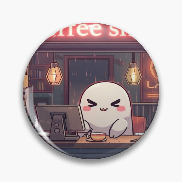 Item preview, Cozy Ghost Coffee Shop designed and sold by ItzLacarth.