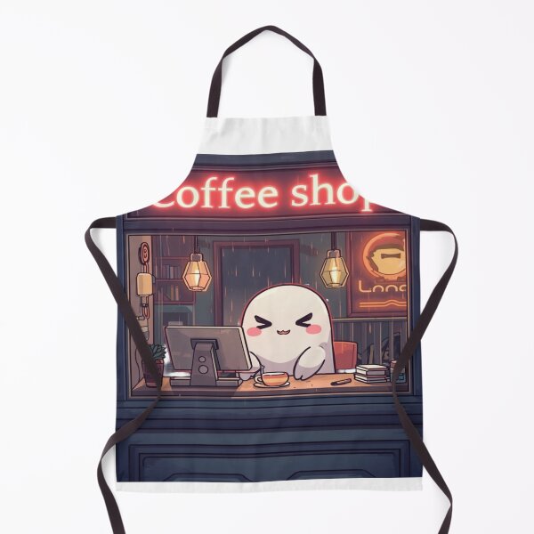 Item preview, Cozy Ghost Coffee Shop designed and sold by ItzLacarth.