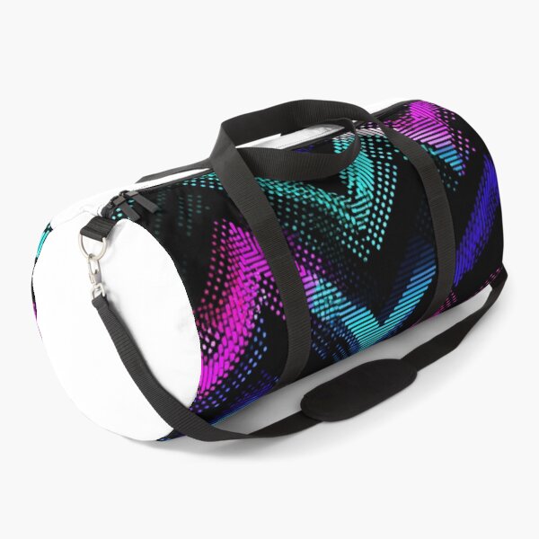 Item preview, Vibrant Retro Glitch Chevron Pattern Design designed and sold by NicolasGlowArt.
