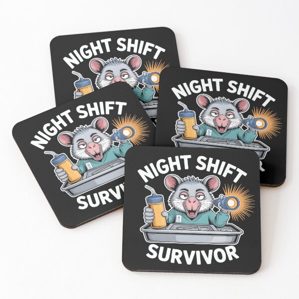 Item preview, Night Shift Survivor Funny Sterile Processing Technician Possum designed and sold by Fitswear.