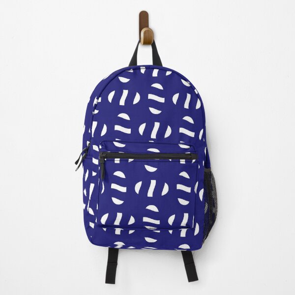 Item preview, Midnight blue & white abstract shapes designed and sold by Mint + Midnight.