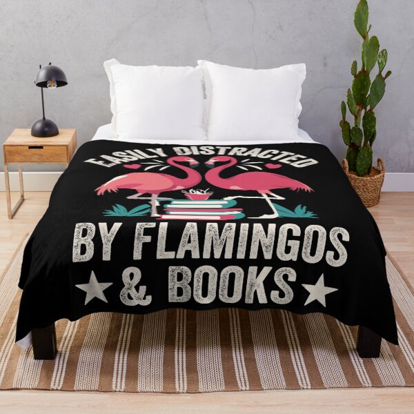 Item preview, Distracted By Flamingos And Books designed and sold by SiarheiYur.