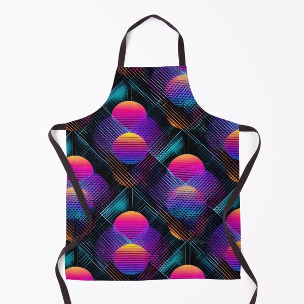 Item preview, Synthwave Sun Grid Pattern 80s Aesthetic Design designed and sold by NicolasGlowArt.