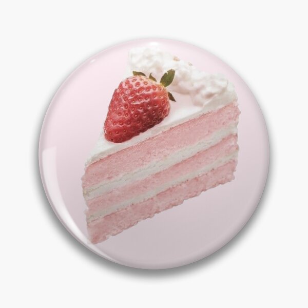 Item preview, pink strawberry cake  designed and sold by inainart.
