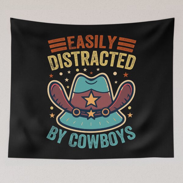 Item preview, Distracted By Cowboys designed and sold by SiarheiYur.