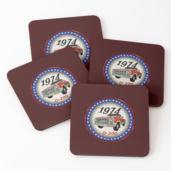 Item preview, VINTAGE 1974 RED D-200 PICKUP TRUCK, CLASSIC AMERICAN TRUCKS designed and sold by classic car craze.