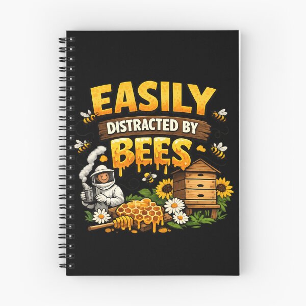 Item preview, Easily Distracted By Bees - Funny Beekeeper designed and sold by SidTastic .