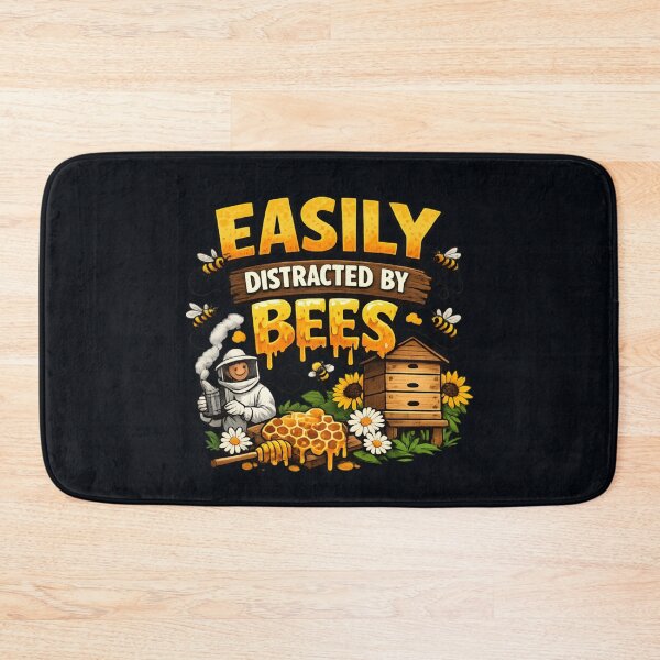 Item preview, Easily Distracted By Bees - Funny Beekeeper designed and sold by SidTastic .