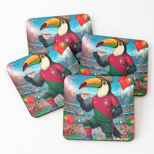 Item preview, Brazilian Toucan Portugal Soccer Fan – Funny Football Bird Art designed and sold by Breezy Studio.