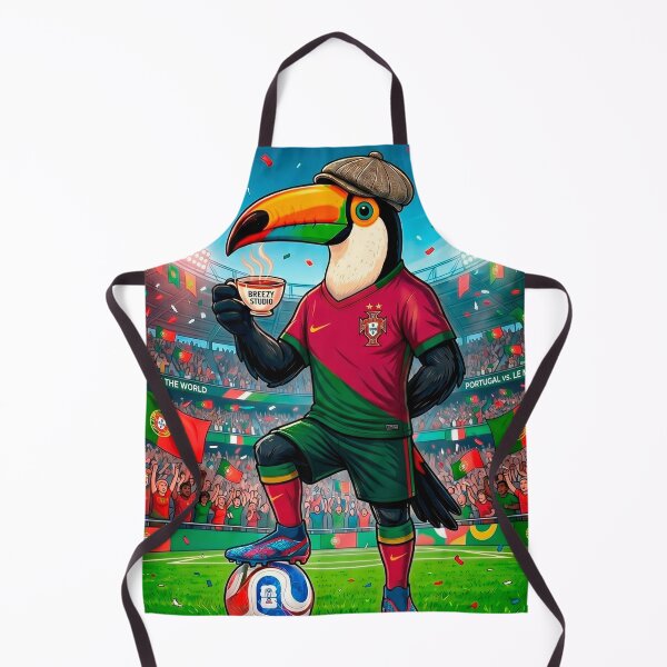 Item preview, Brazilian Toucan Portugal Soccer Fan – Funny Football Bird Art designed and sold by Breezy Studio.