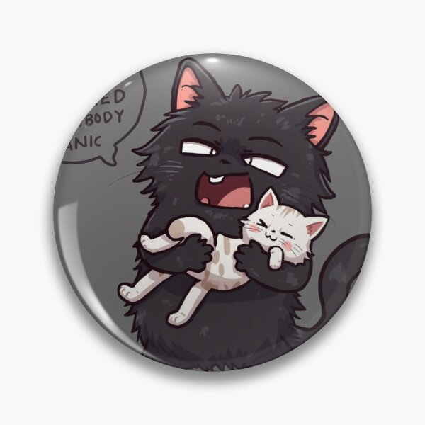 Item preview, My Baby Is Tired Everybody Panic Funny Black Cat Illustration designed and sold by alvinavery.