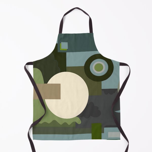 Item preview, Ghostly: Abstract Shapes, Muted Green Composition designed and sold by mateoastronauto.