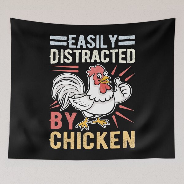 Item preview, Distracted By Chicken designed and sold by SiarheiYur.