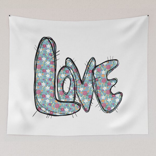 Item preview, Love Floral Patchwork  designed and sold by missmann.