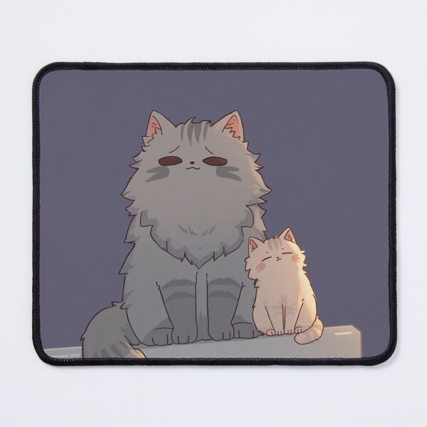 Item preview, Doing Nothing Together Feels Expensive Cute Cats Illustration designed and sold by alvinavery.