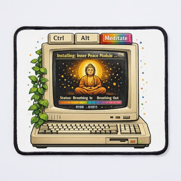Item preview, Ctrl Alt Meditate Inner Peace Install designed and sold by Dresut.