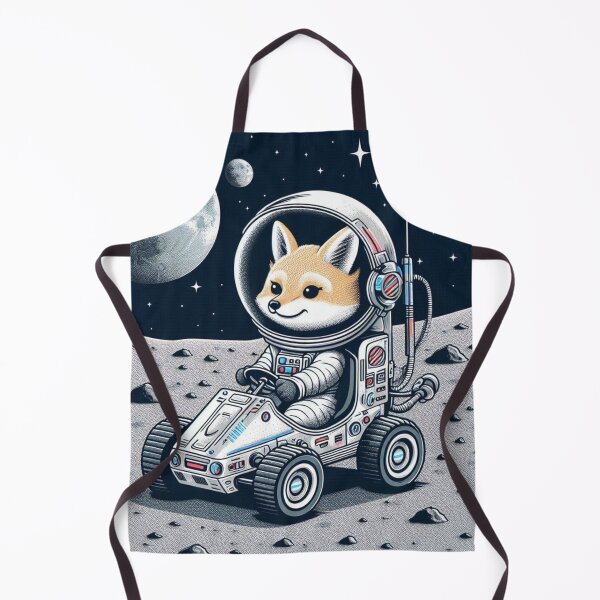 Item preview, Astronaut Fennec Fox – Lunar Rover Adventure designed and sold by Dogandesighn.