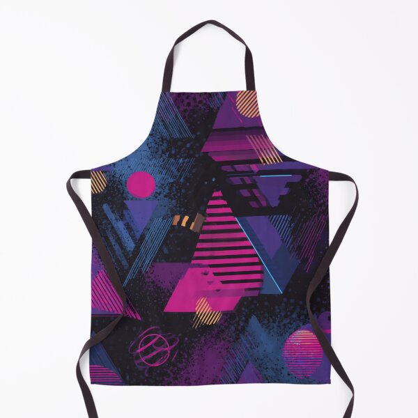 Item preview, 80s Retro Geometric Abstract Neon Pattern designed and sold by NicolasGlowArt.