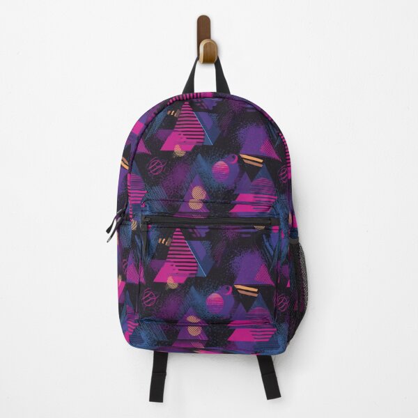 Item preview, 80s Retro Geometric Abstract Neon Pattern designed and sold by NicolasGlowArt.