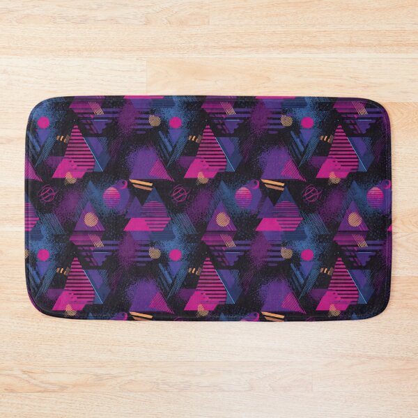 Item preview, 80s Retro Geometric Abstract Neon Pattern designed and sold by NicolasGlowArt.