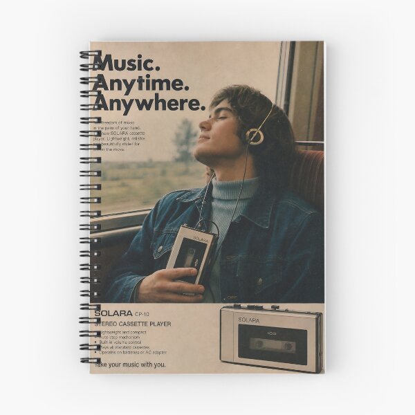 Item preview, Dawn of Cassette Ads — Vintage Street Photograph Print designed and sold by Jandedan.