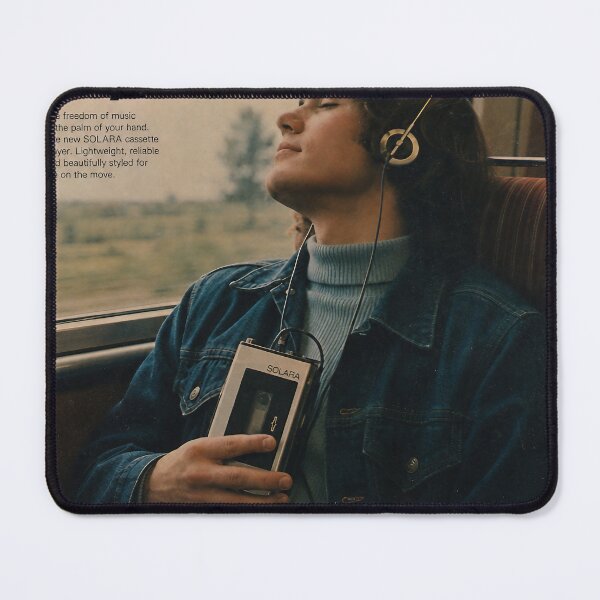 Item preview, Dawn of Cassette Ads — Vintage Street Photograph Print designed and sold by Jandedan.