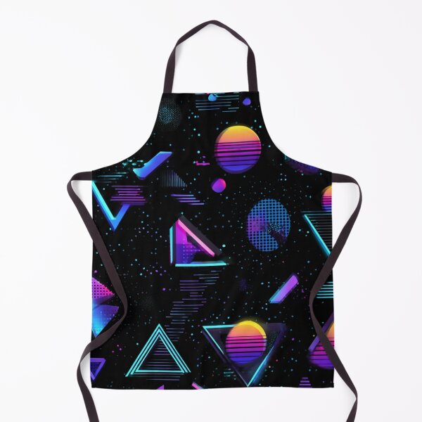 Item preview, Retro 80s Synthwave Geometric Abstract Design designed and sold by NicolasGlowArt.