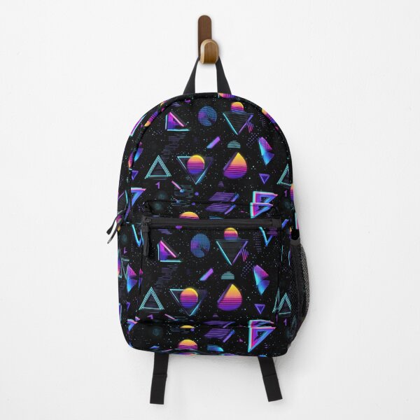 Item preview, Retro 80s Synthwave Geometric Abstract Design designed and sold by NicolasGlowArt.